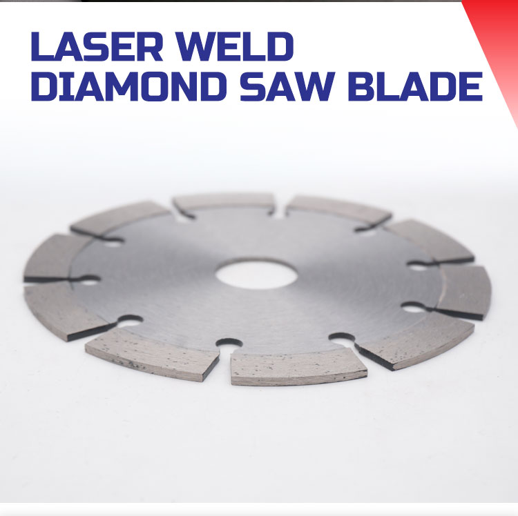 Laser welded blade