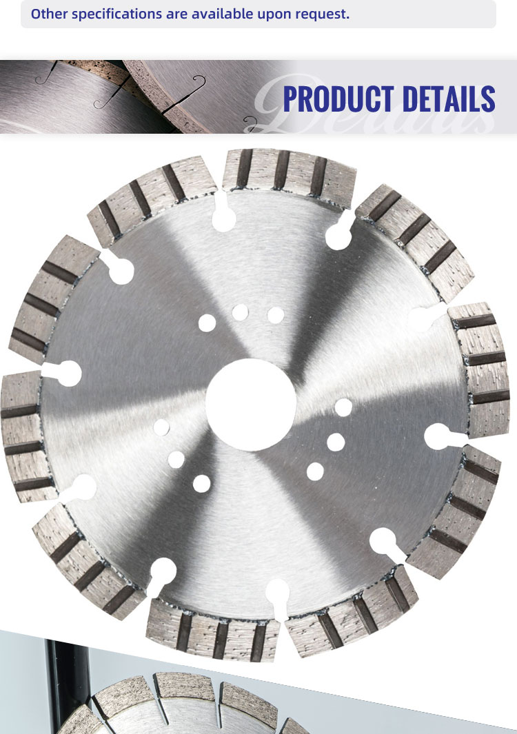 Laser saw blade for dry cut