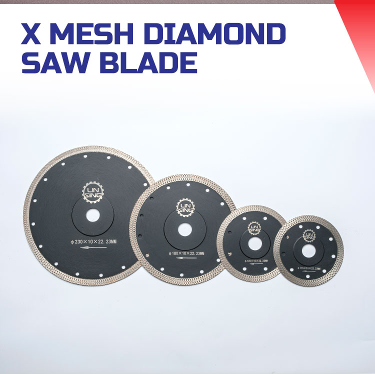 X mesh saw blade