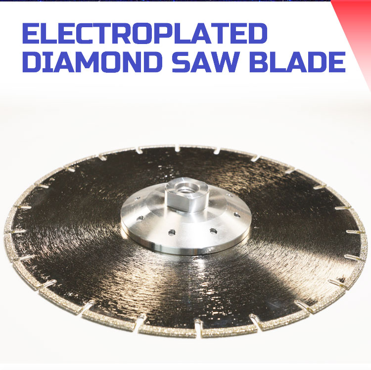 Electroplated saw blade