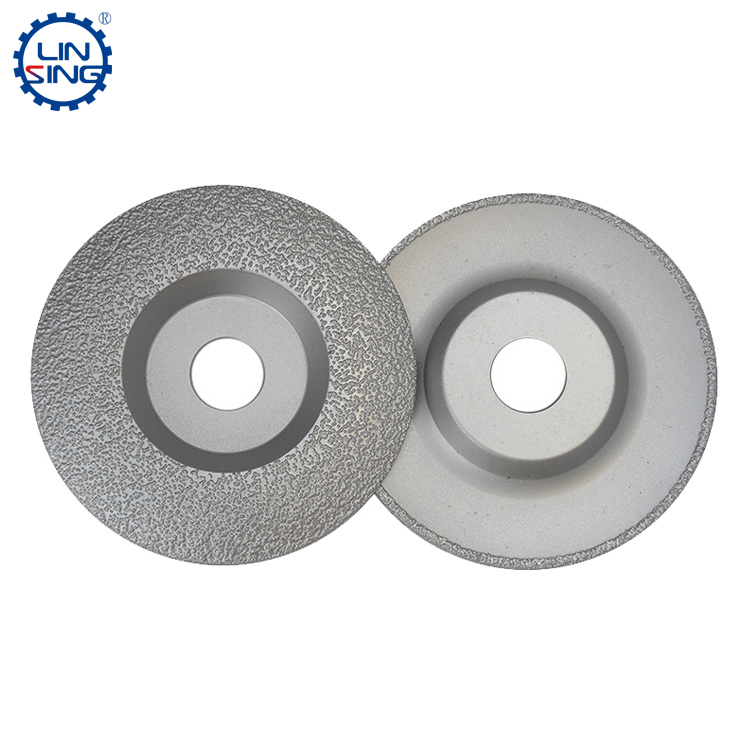 Brazed cutting and grinding wheel, blade for cutting and grinding