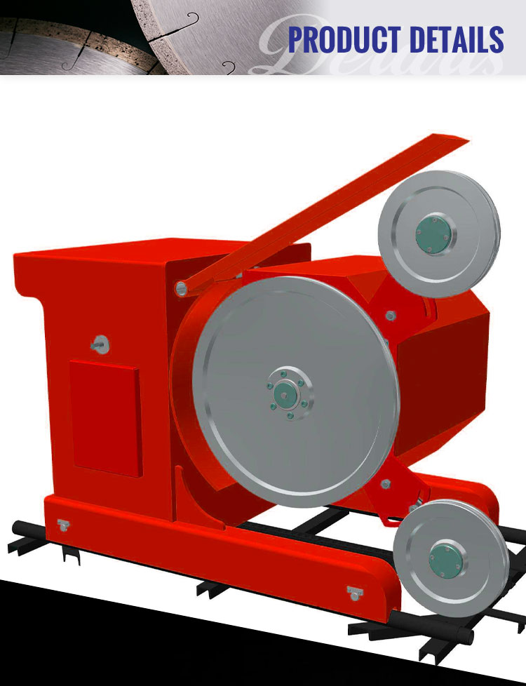 The detail of wire saw machine