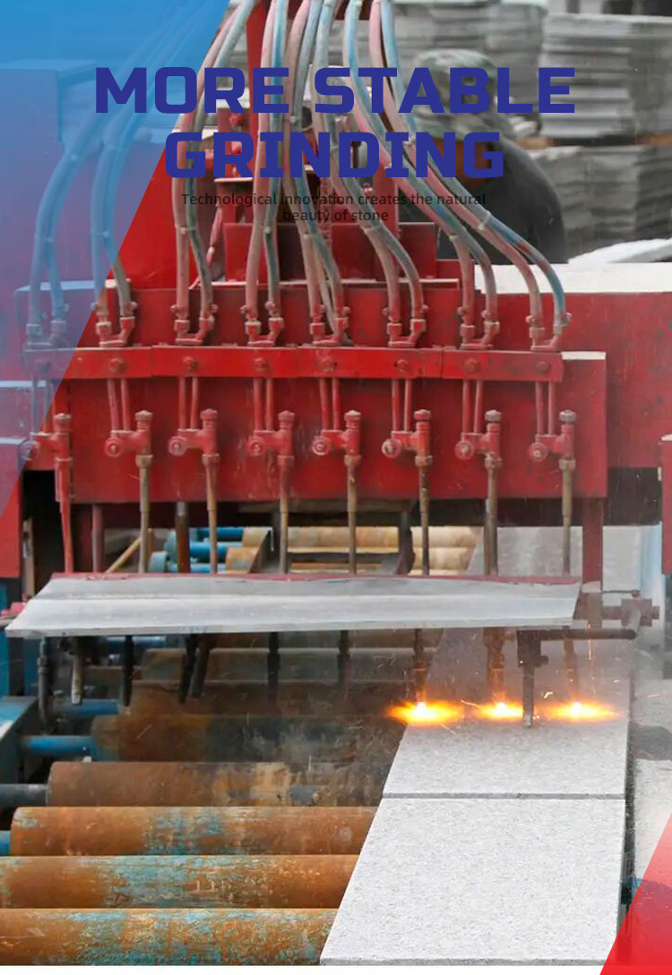 stone flaming machine