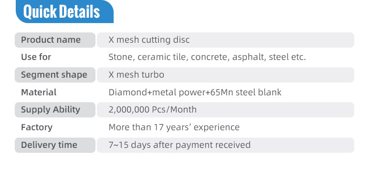 turbo cutting disc