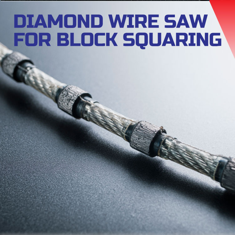 Squaring Wire Saw For Block