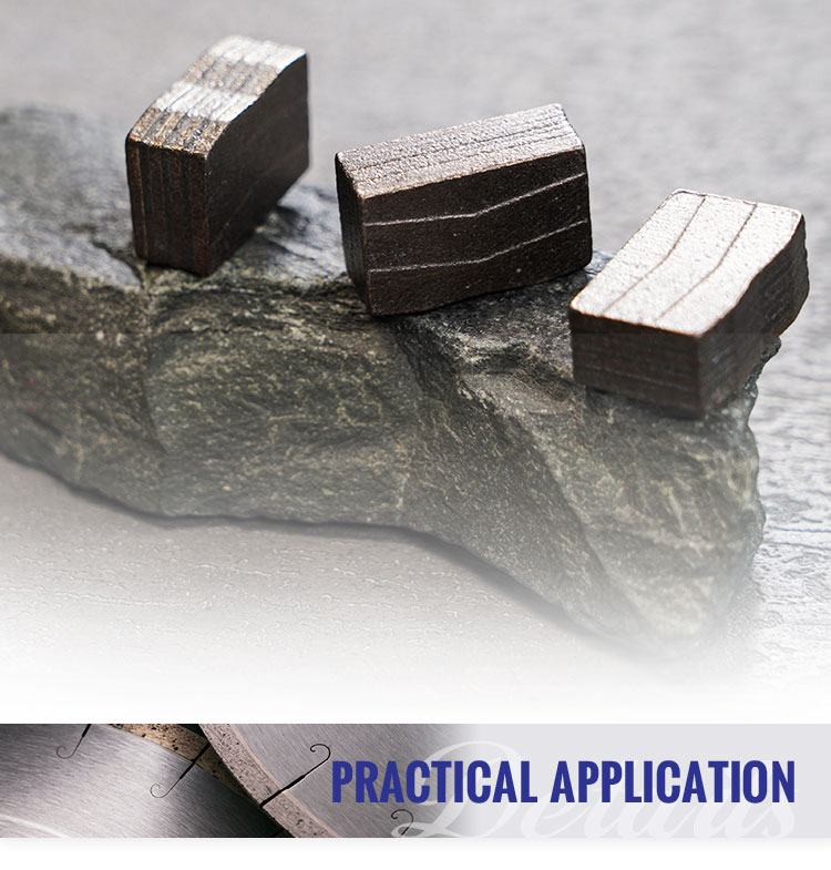 long lifespan basalt cutting segment