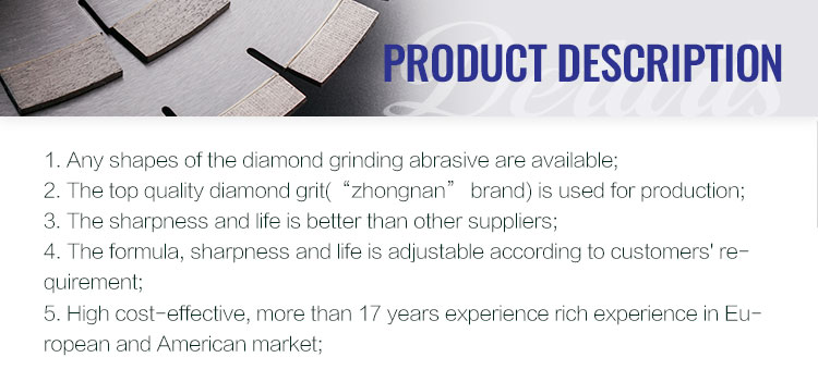 Diamond grinding abrasive