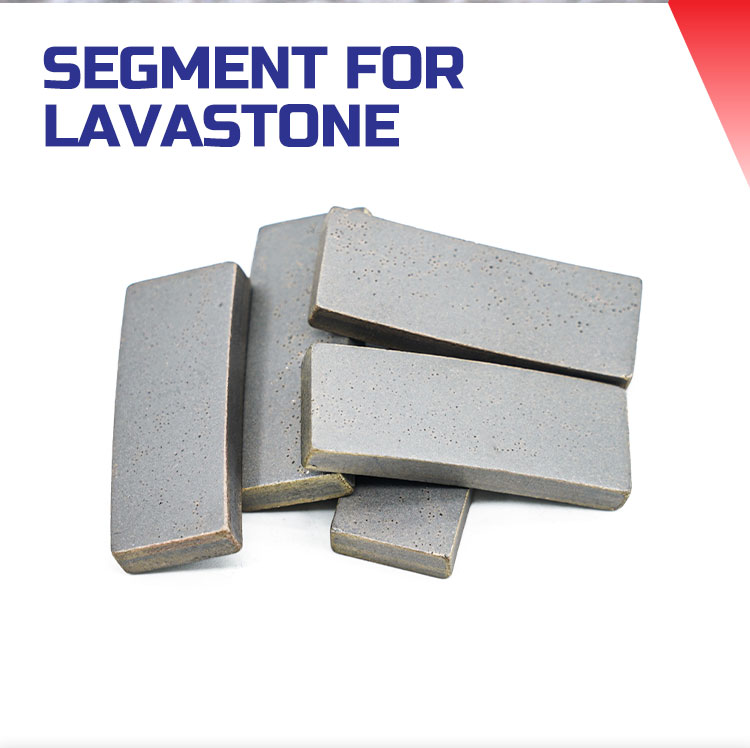 diamond segment for lavastone cutting