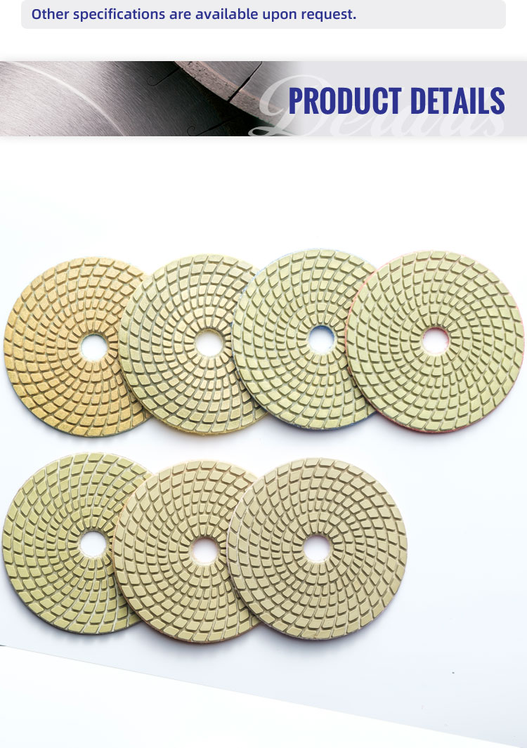 wet polishing pads