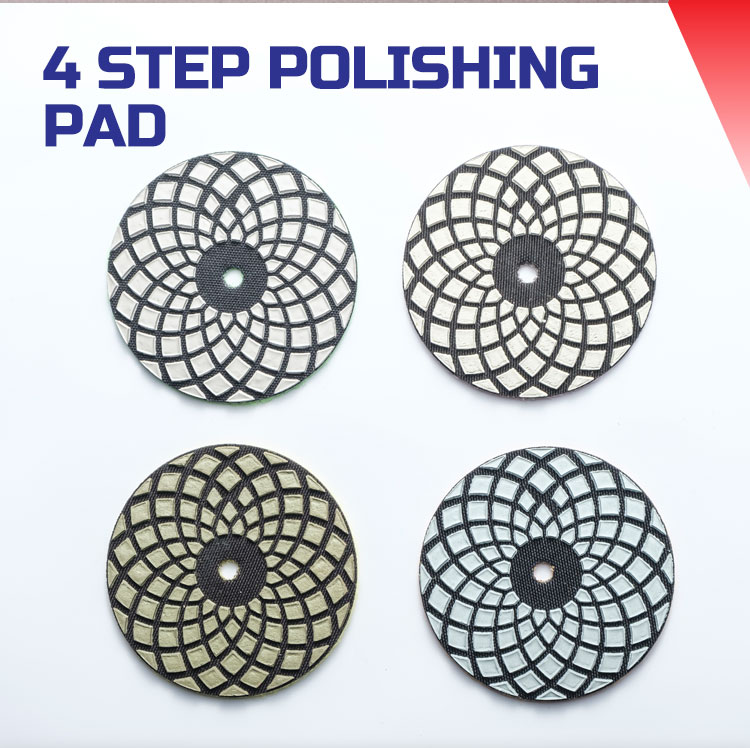 4 step polishing pads