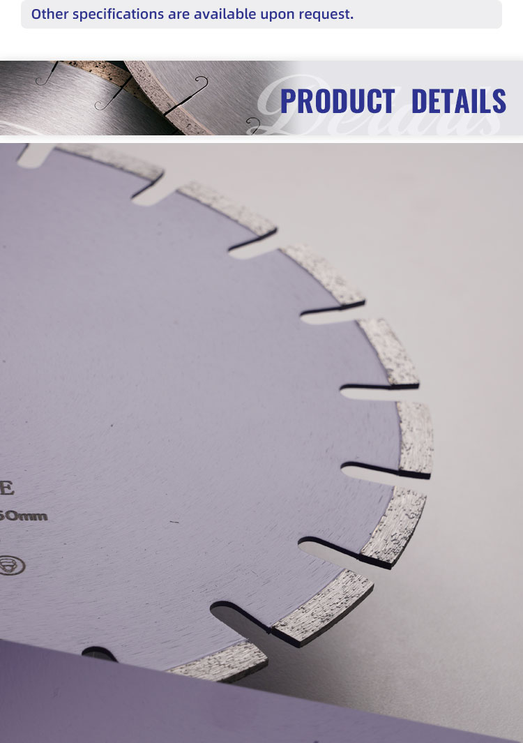 diamond blade for asphalt cutting