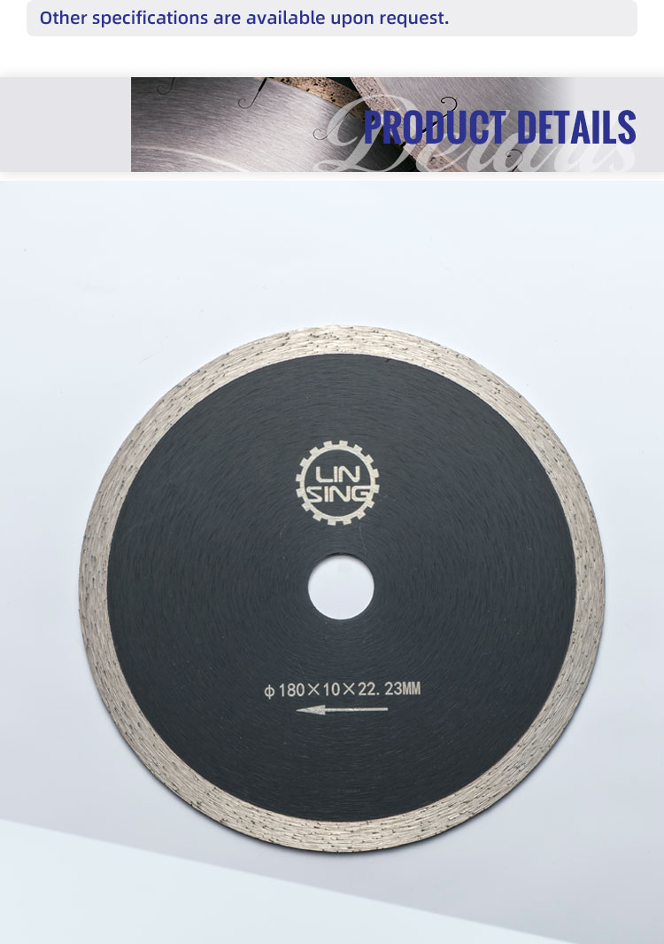 High effective continuous rim saw blade