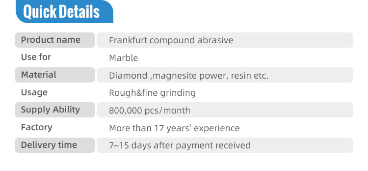 Frankfurt compound grinding abrasive