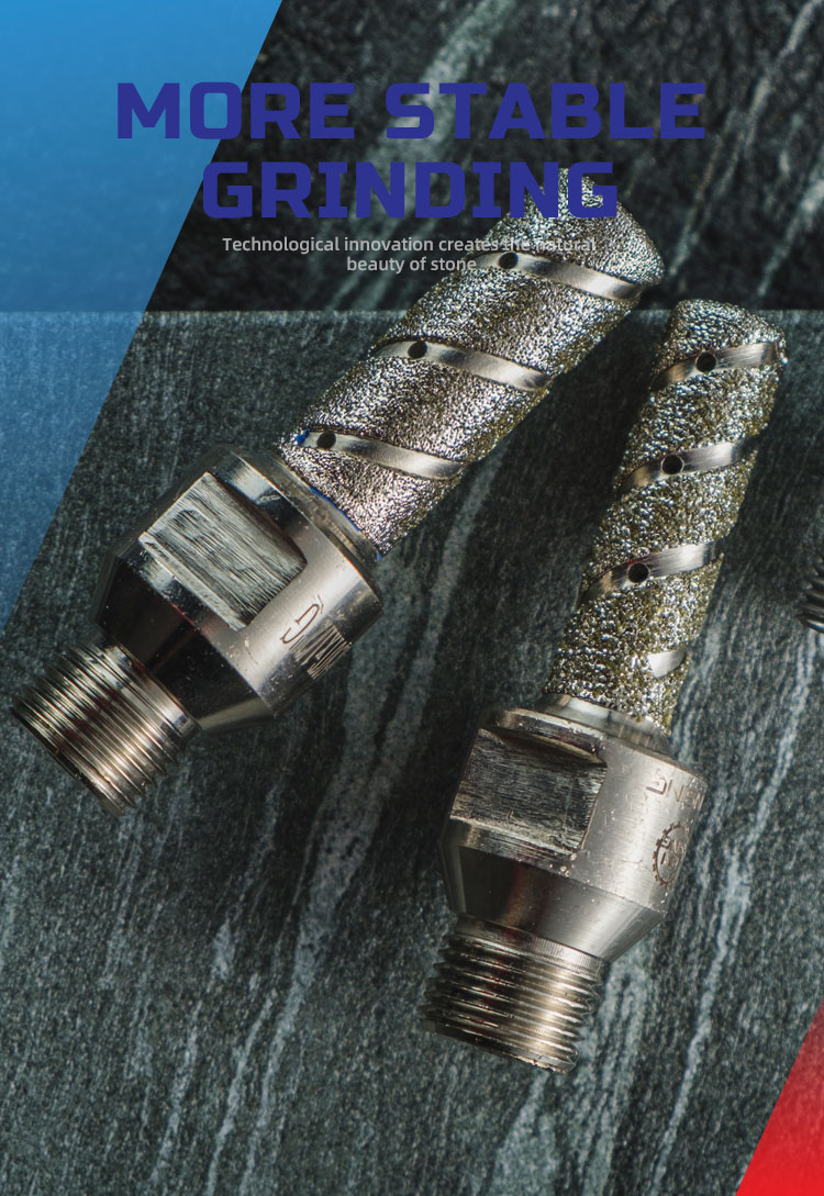 vacuum brazed diamond finger bit