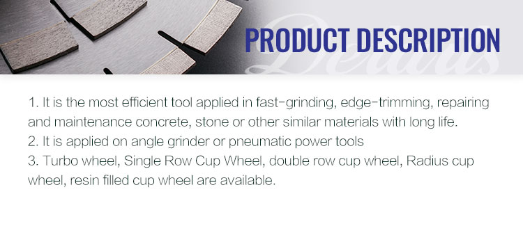 Diamond grinding cup wheel