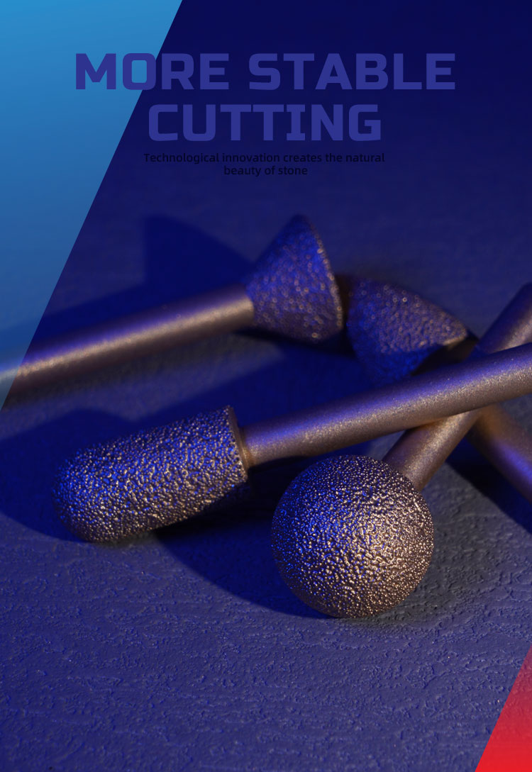 vacuum brazed diamond engraving bit